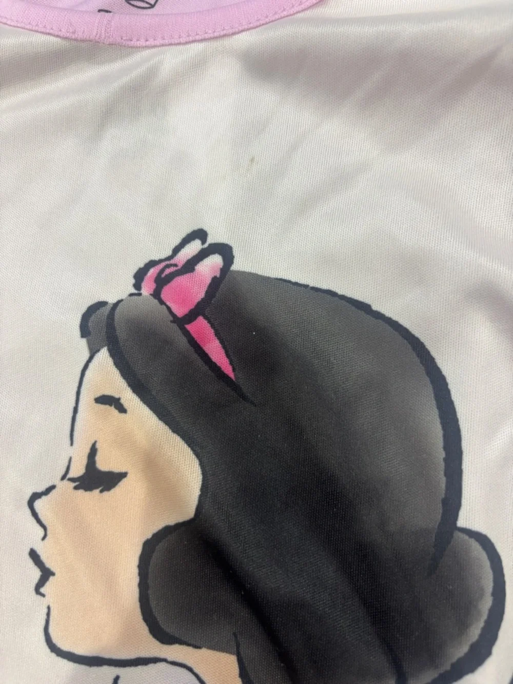 Disney Girls White & Pink Snow White Nightgown - Picture 4 of 5
